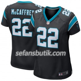 Carolina Panthers Tröjor Christian McCaffrey 22 Nike Svart - Dame